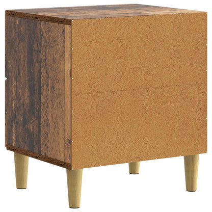 vidaXL Bedside Cabinet Old Wood 43 x 34.5 x 48 cm Engineered Wood