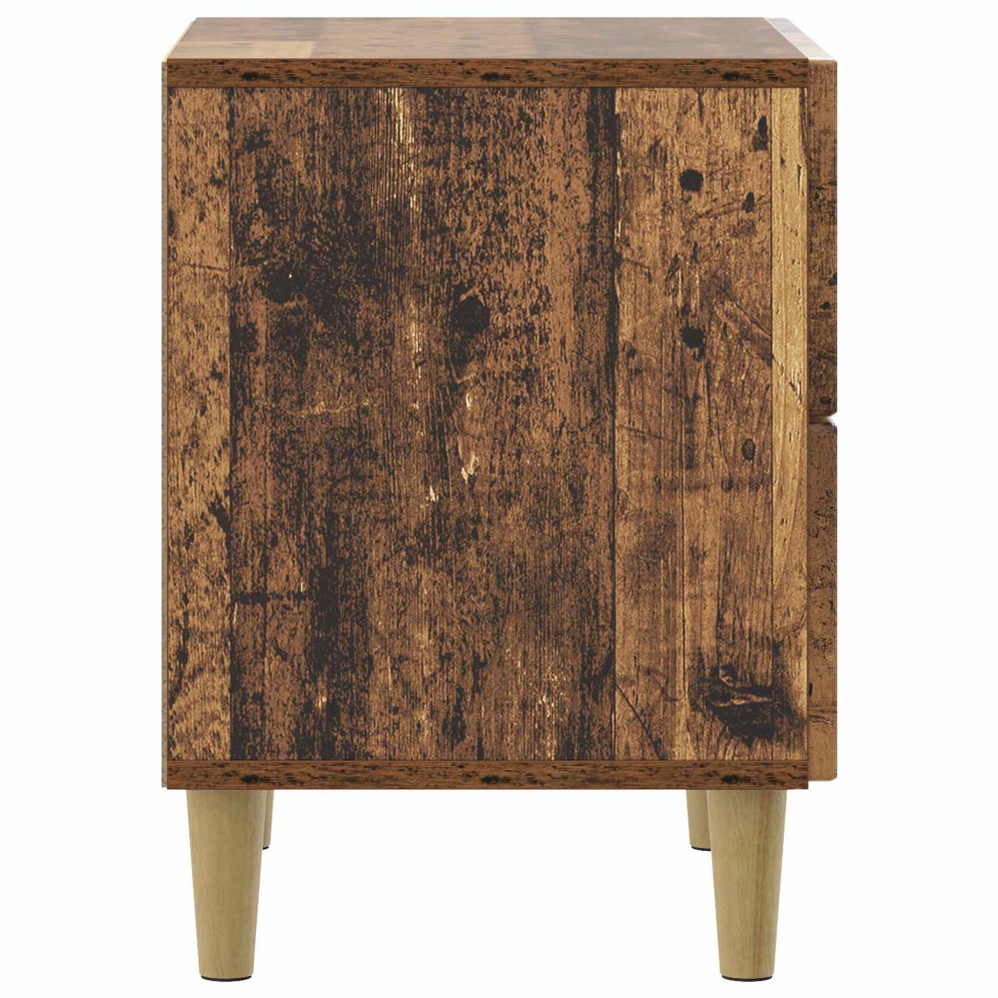 vidaXL Bedside Cabinet Old Wood 43 x 34.5 x 48 cm Engineered Wood