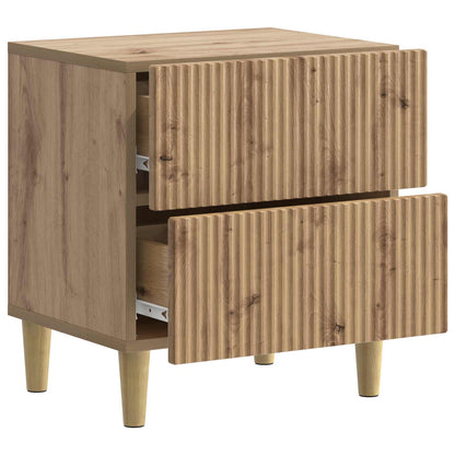 vidaXL Bedside Cabinet Artisan Oak 43 x 34.5 x 48 cm Engineered Wood
