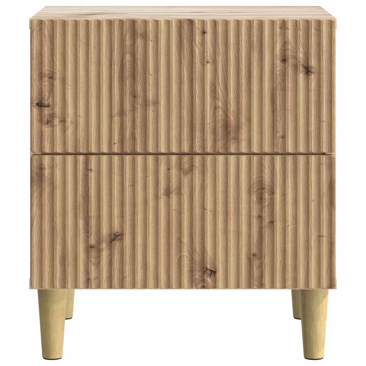 vidaXL Bedside Cabinet Artisan Oak 43 x 34.5 x 48 cm Engineered Wood