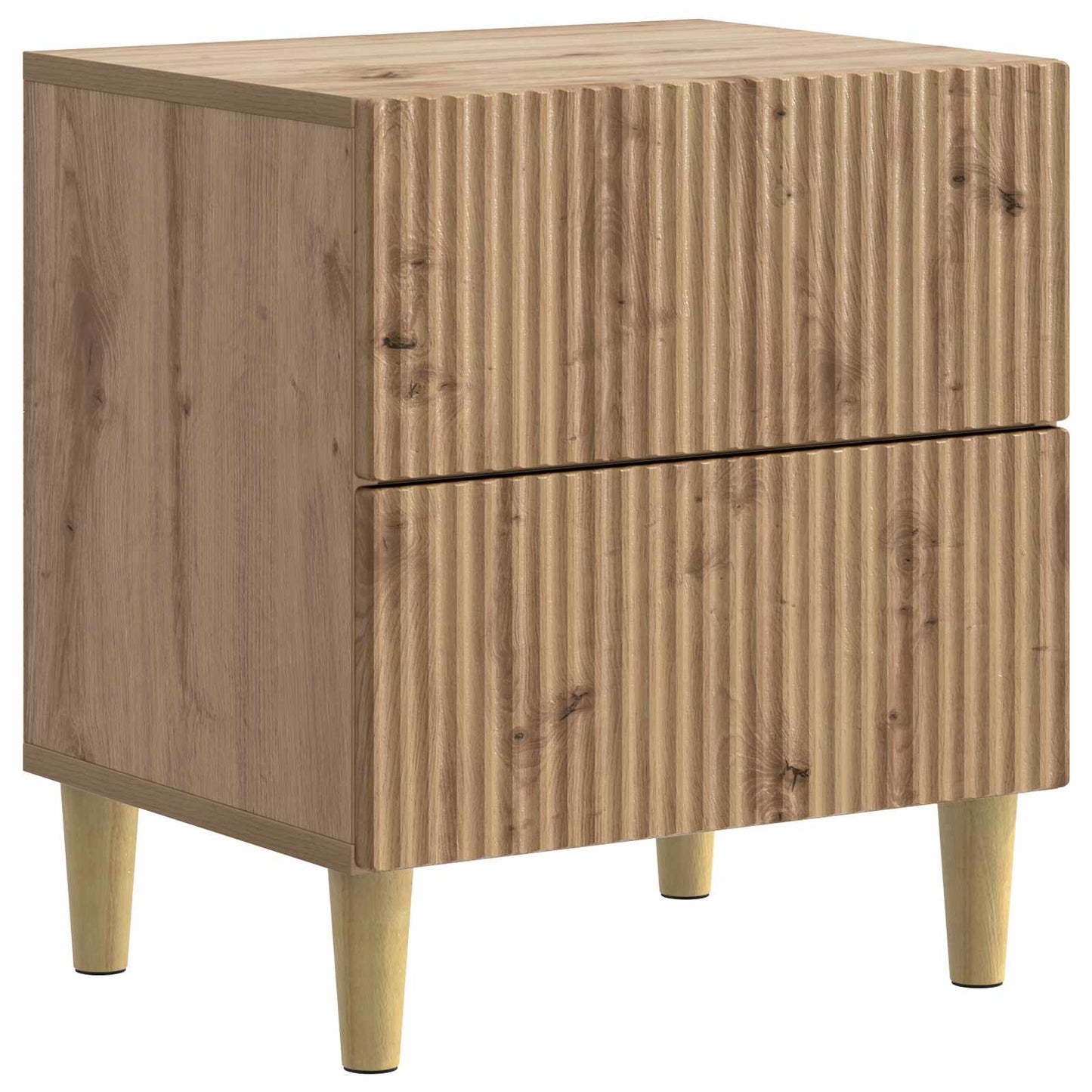 vidaXL Bedside Cabinet 2 pcs Artisan Oak 43 x 34.5 x 48 cm