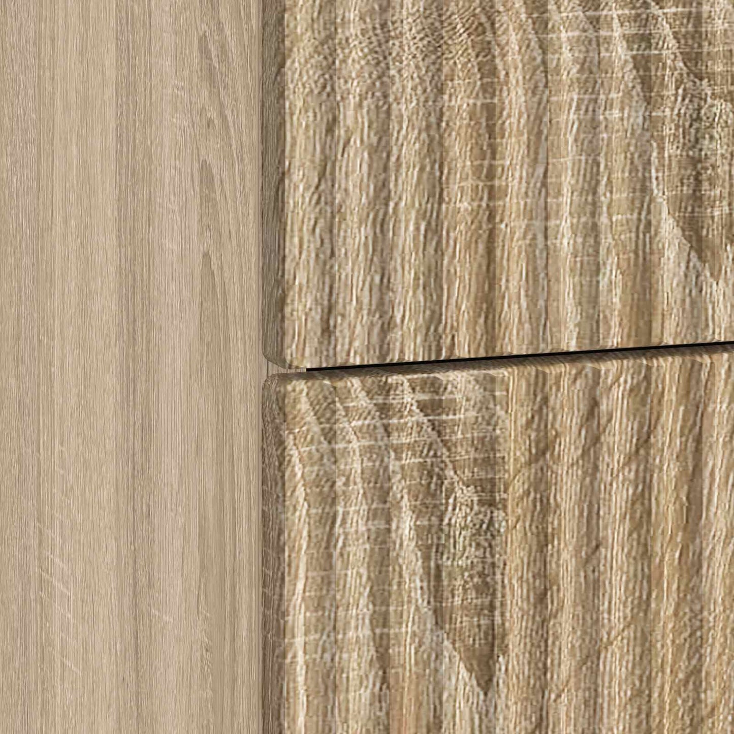 vidaXL Bedside Cabinet Sonoma Oak 62 x 34.5 x 48 cm Engineered Wood