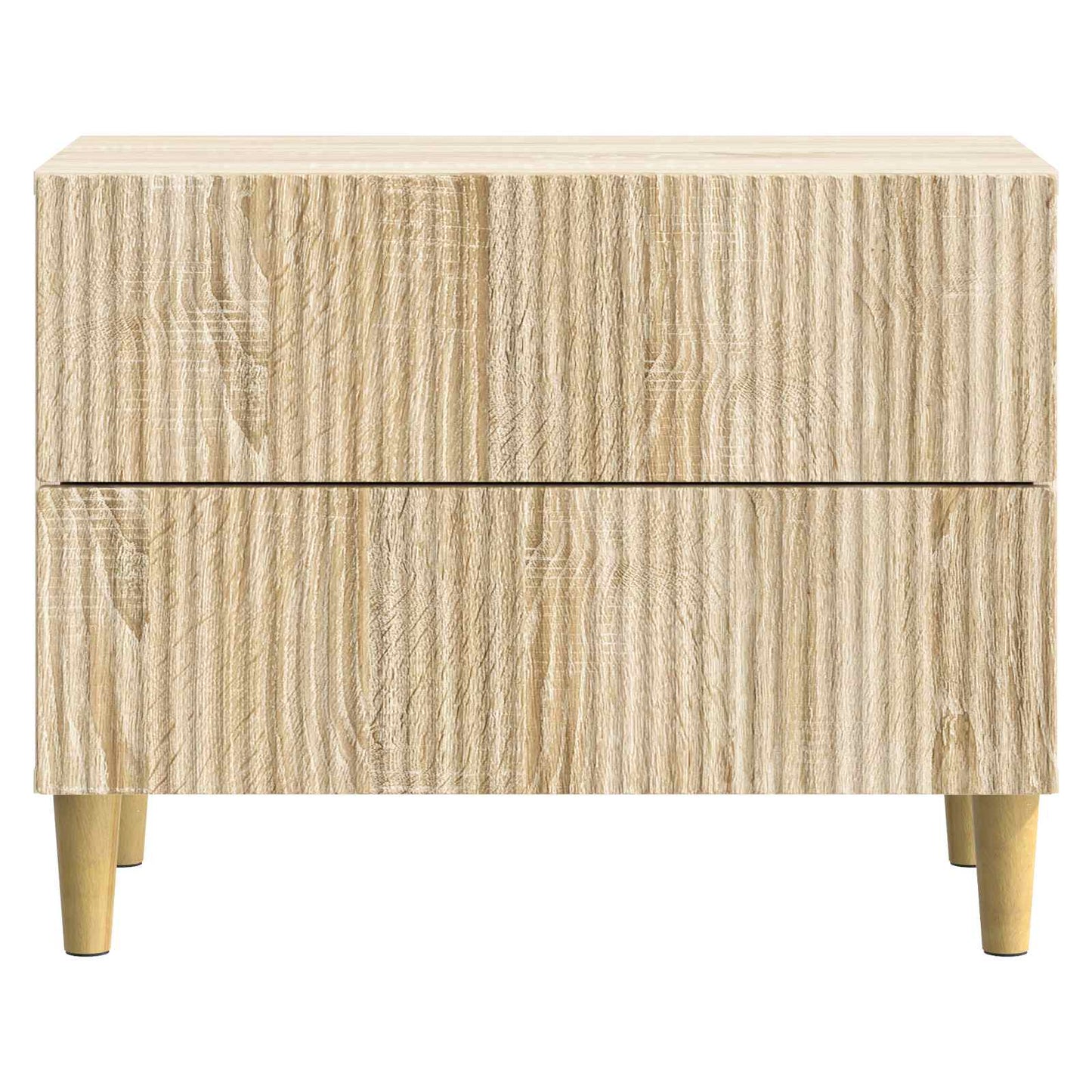 vidaXL Bedside Cabinet Sonoma Oak 62 x 34.5 x 48 cm Engineered Wood