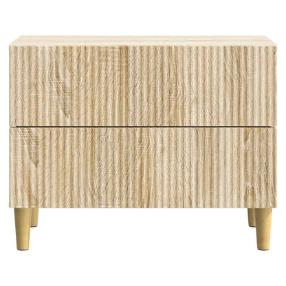 vidaXL Bedside Cabinet Sonoma Oak 62 x 34.5 x 48 cm Engineered Wood