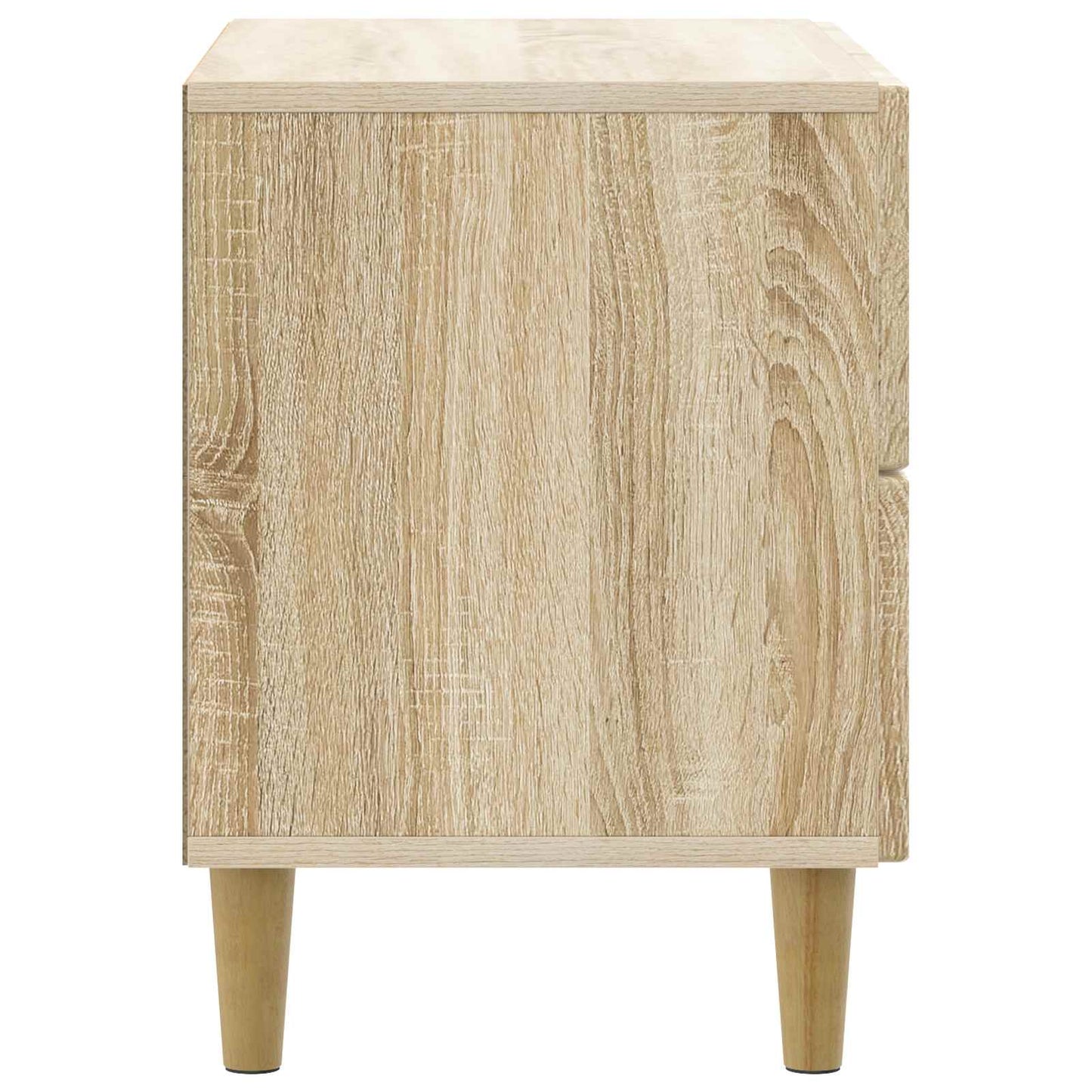 vidaXL Bedside Cabinet Sonoma Oak 62 x 34.5 x 48 cm Engineered Wood