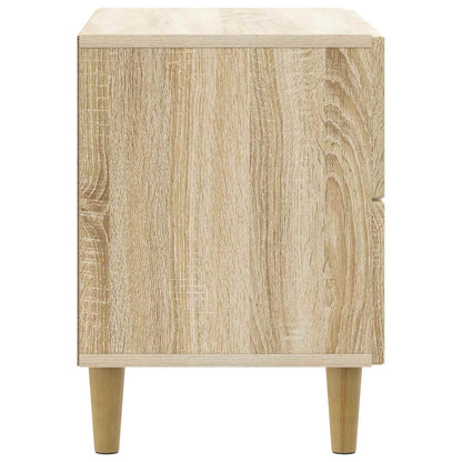 vidaXL Bedside Cabinet Sonoma Oak 62 x 34.5 x 48 cm Engineered Wood