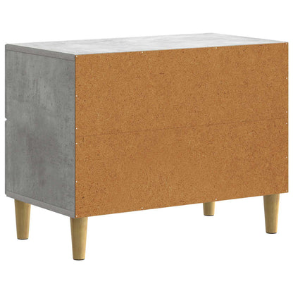 vidaXL Bedside Cabinet Concrete Grey 62 x 34.5 x 48 cm Engineered Wood