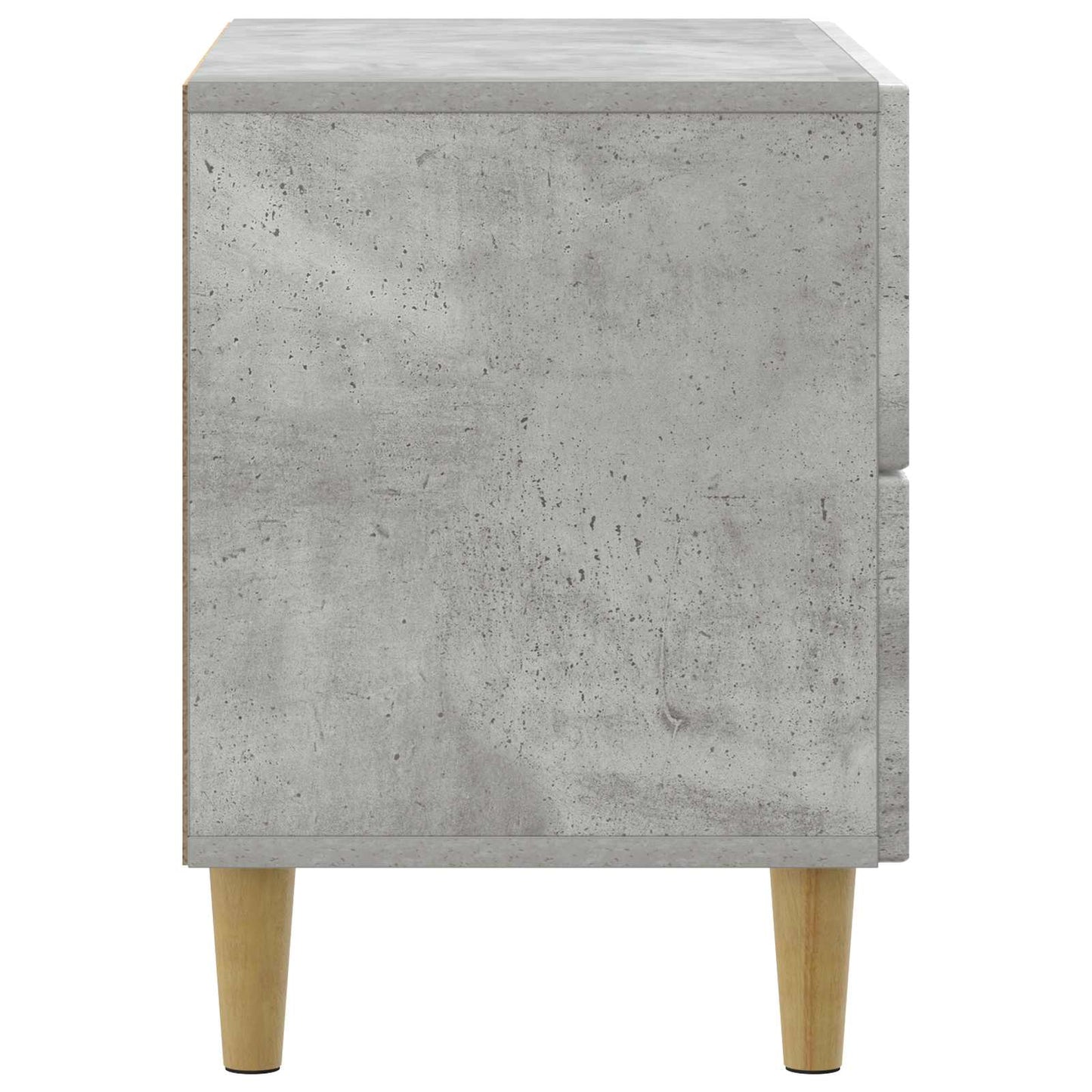 vidaXL Bedside Cabinet Concrete Grey 62 x 34.5 x 48 cm Engineered Wood