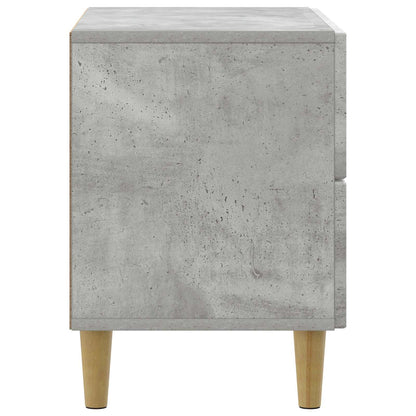 vidaXL Bedside Cabinet Concrete Grey 62 x 34.5 x 48 cm Engineered Wood