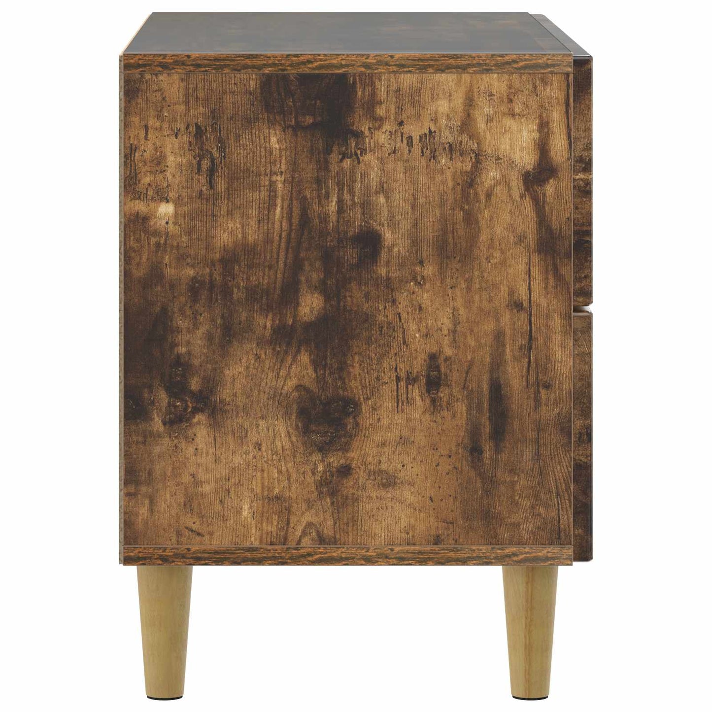vidaXL Bedside Cabinet Smoked Oak 62 x 34.5 x 48 cm Engineered Wood