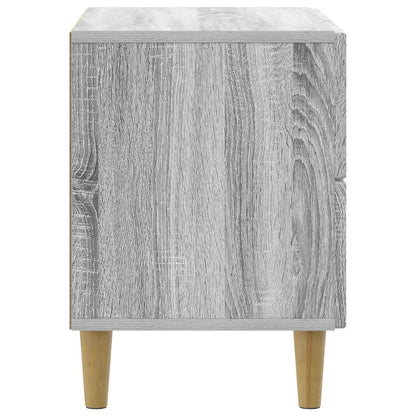 vidaXL Bedside Cabinet Grey Sonoma 62 x 34.5 x 48 cm Engineered Wood
