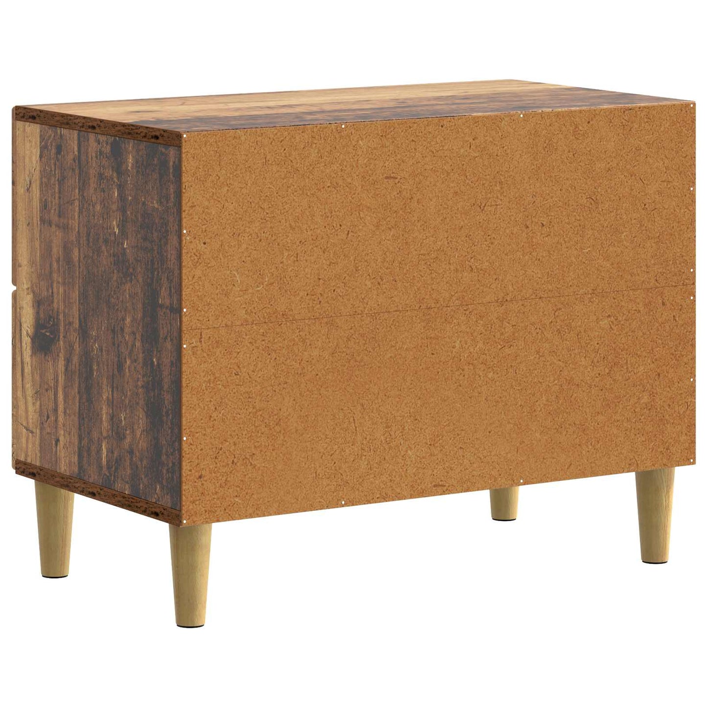 vidaXL Bedside Cabinet Old Wood 62 x 34.5 x 48 cm Engineered Wood