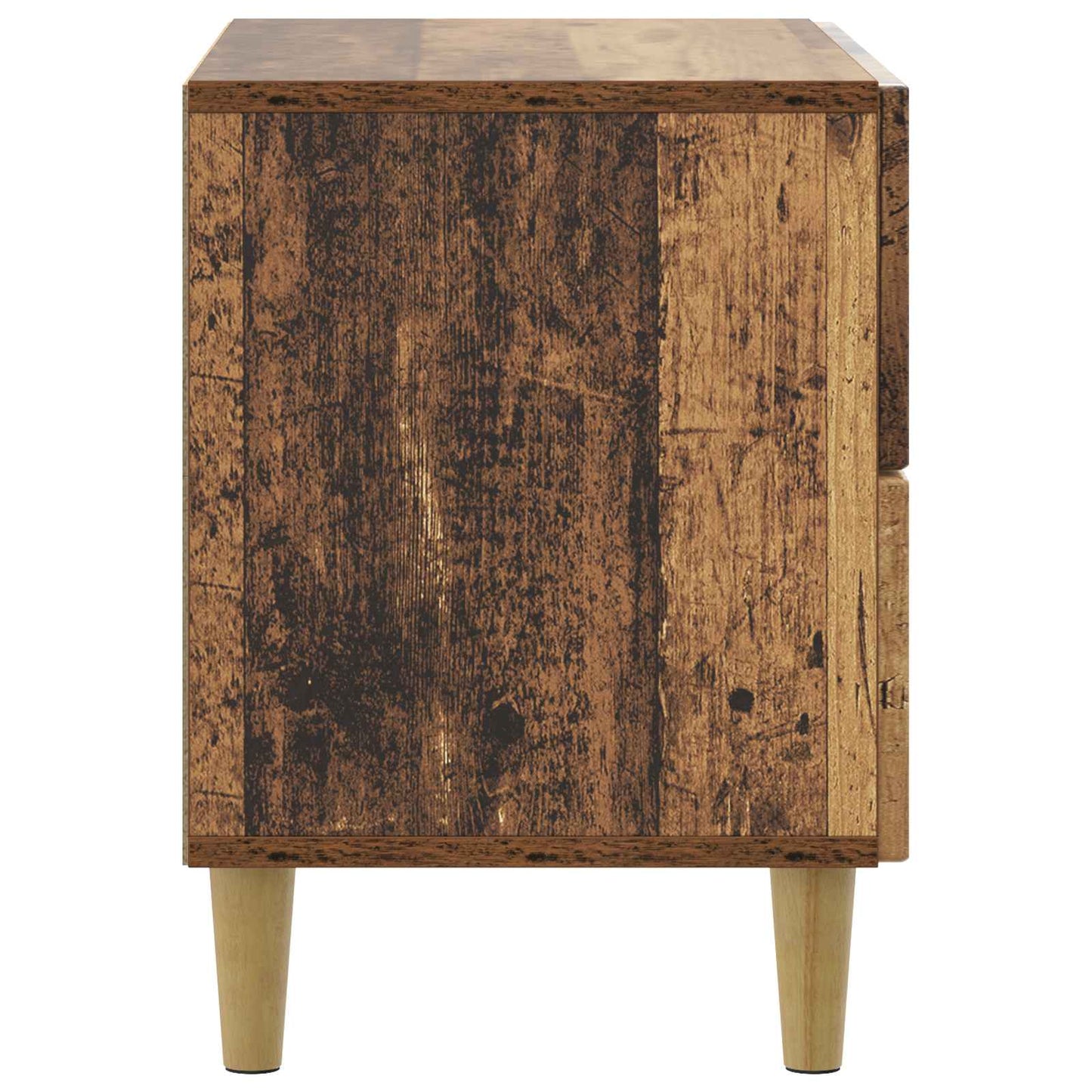 vidaXL Bedside Cabinet Old Wood 62 x 34.5 x 48 cm Engineered Wood