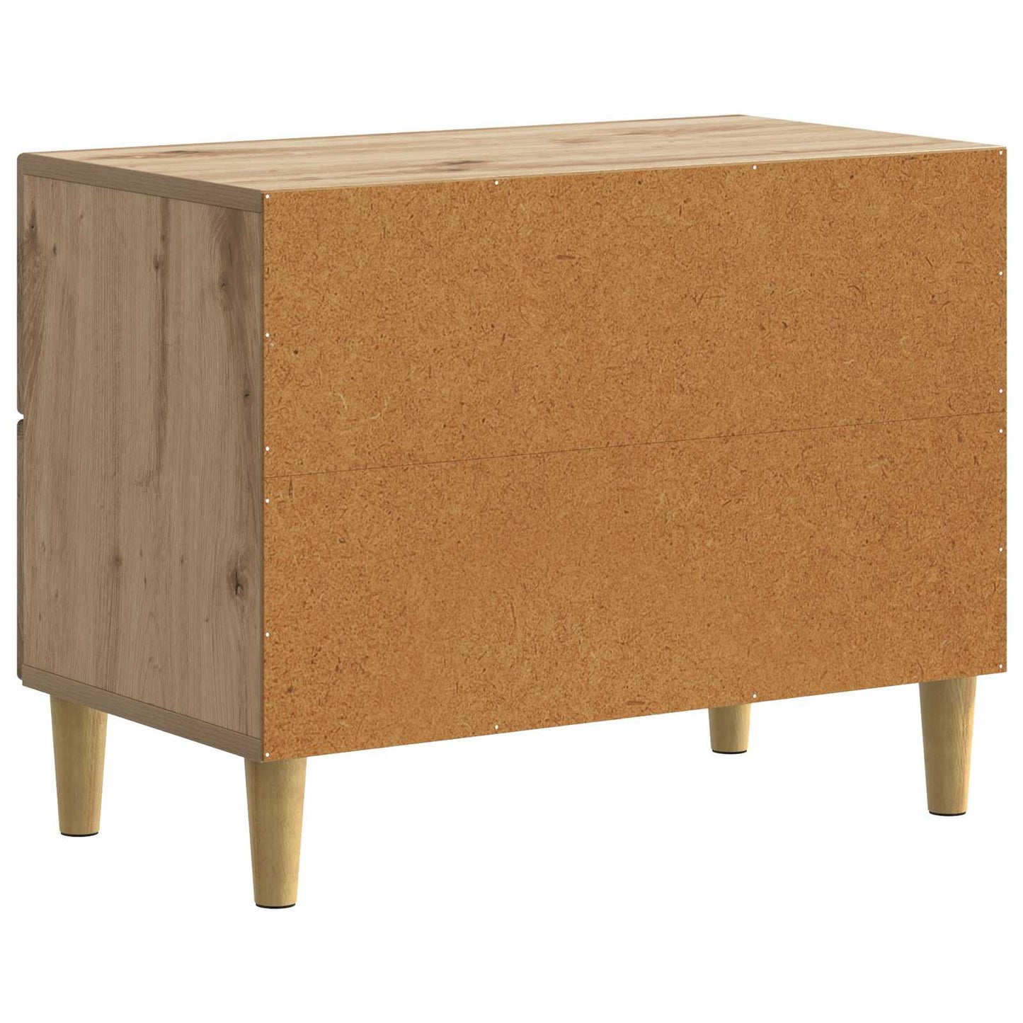 vidaXL Bedside Cabinet Artisan Oak 62 x 34.5 x 48 cm Engineered Wood