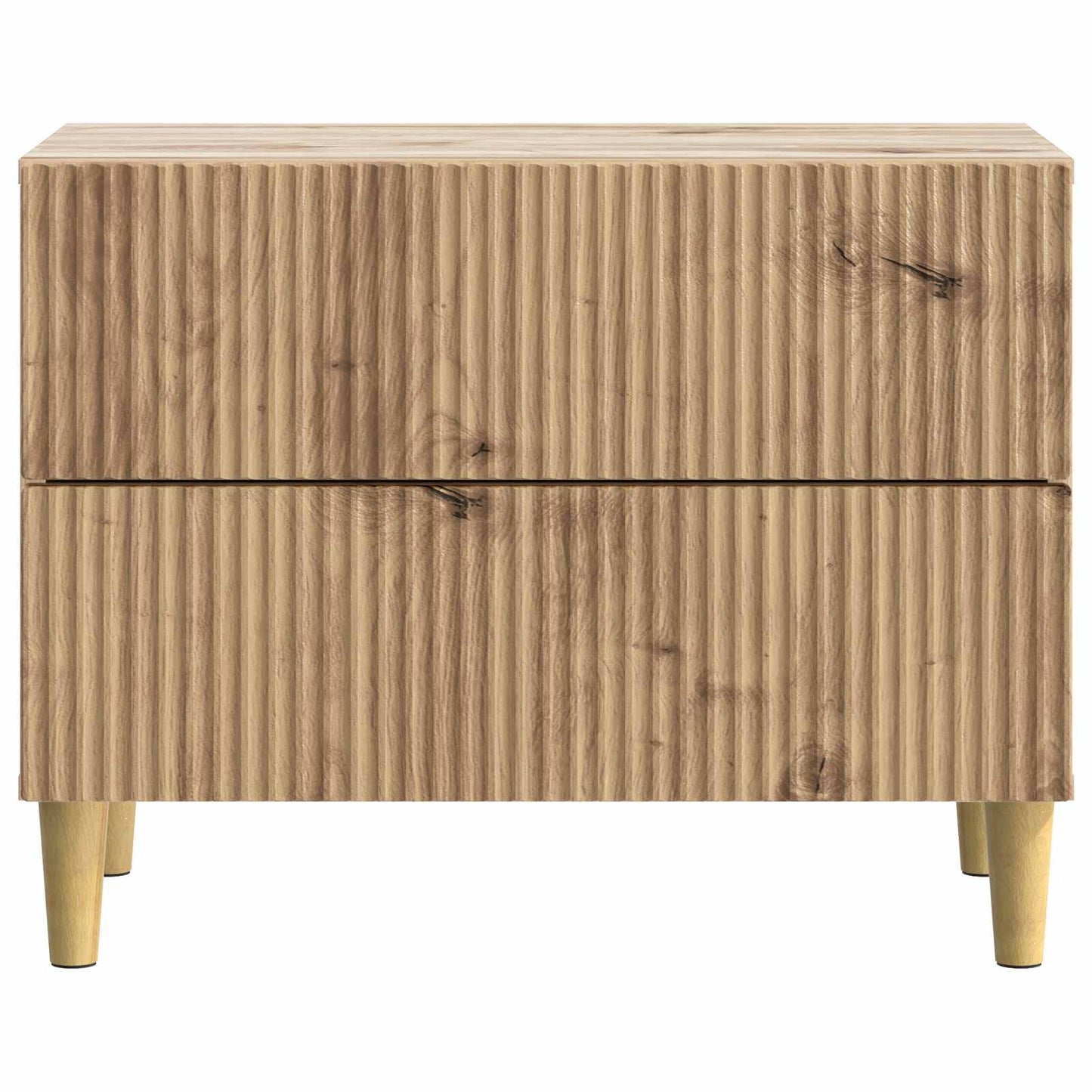 vidaXL Bedside Cabinet Artisan Oak 62 x 34.5 x 48 cm Engineered Wood