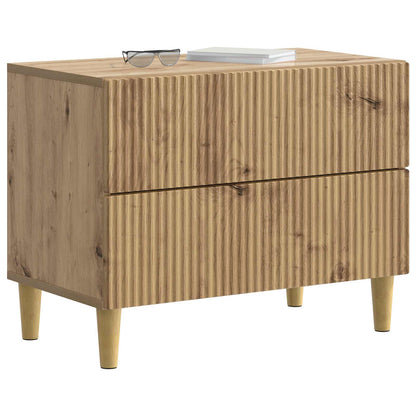 vidaXL Bedside Cabinet Artisan Oak 62 x 34.5 x 48 cm Engineered Wood