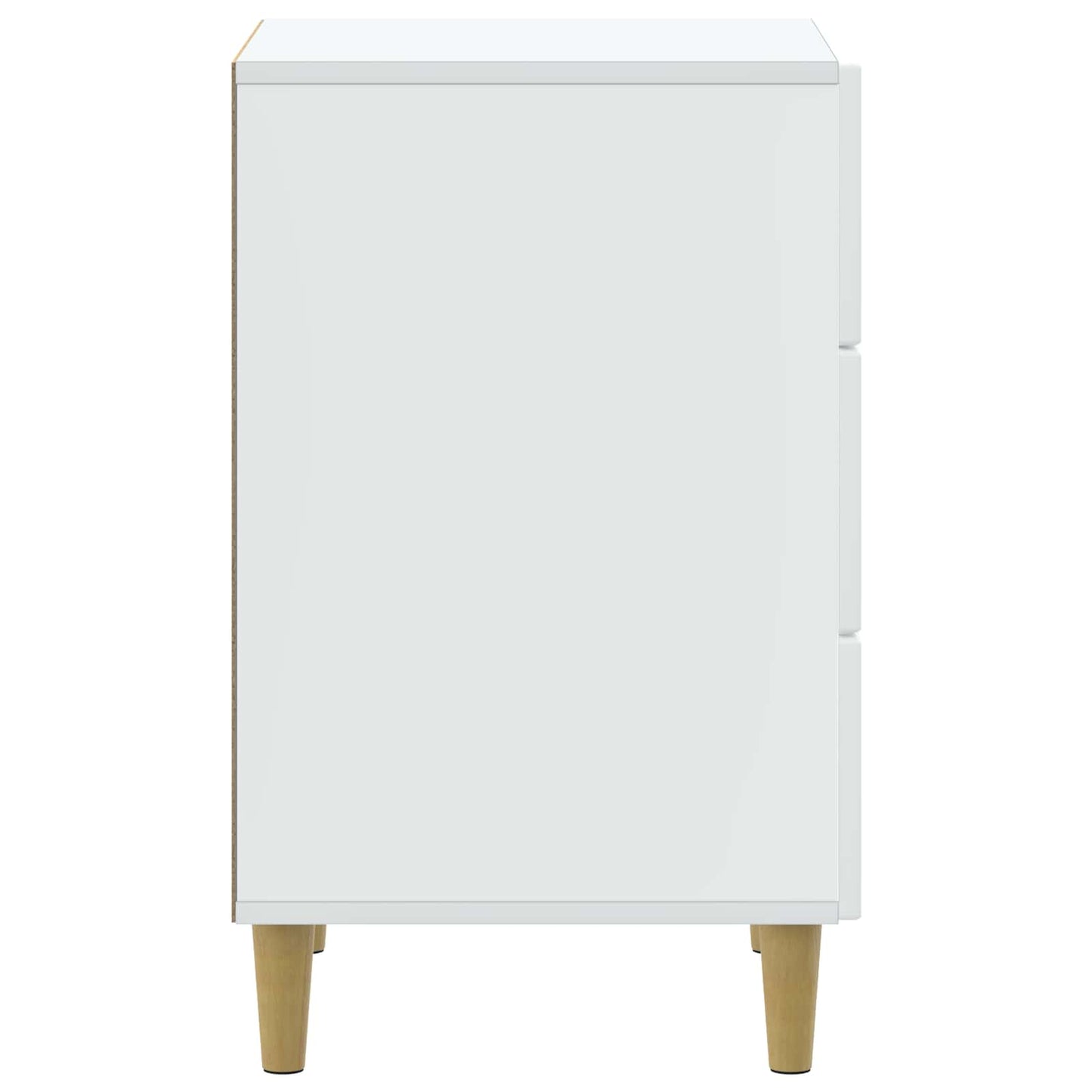 vidaXL Bedside Cabinet White 43 x 41 x 66.5 cm Engineered Wood