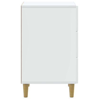 vidaXL Bedside Cabinet White 43 x 41 x 66.5 cm Engineered Wood
