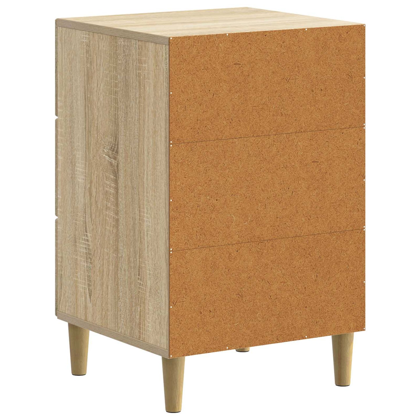 vidaXL Bedside Cabinet Sonoma Oak 43 x 41 x 66.5 cm Engineered Wood