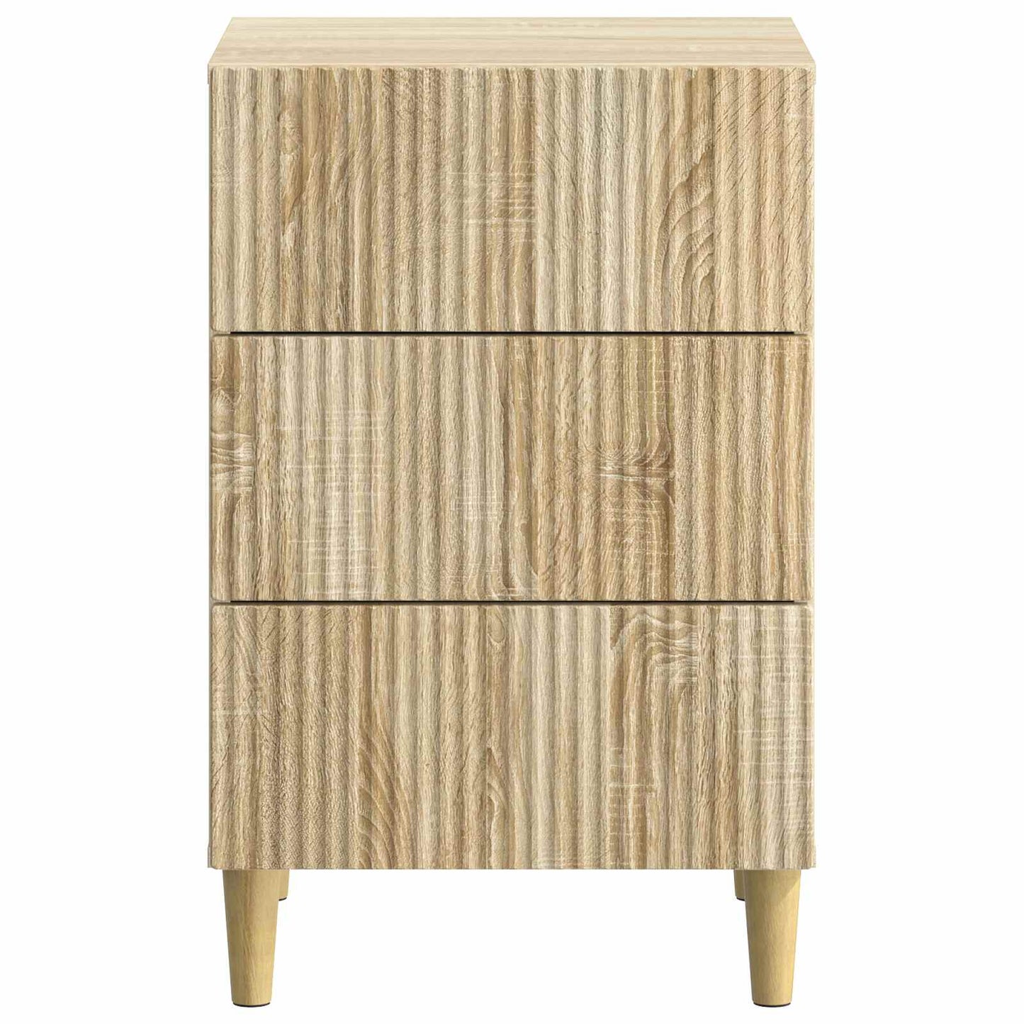 vidaXL Bedside Cabinet Sonoma Oak 43 x 41 x 66.5 cm Engineered Wood