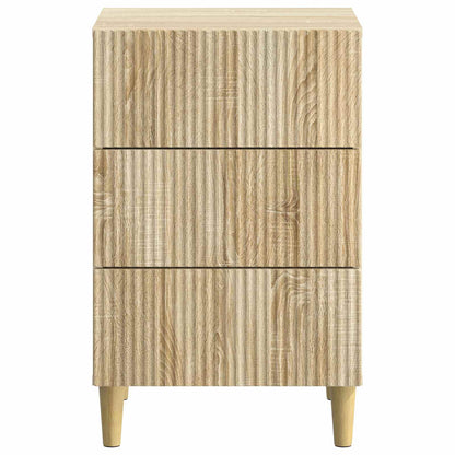 vidaXL Bedside Cabinet Sonoma Oak 43 x 41 x 66.5 cm Engineered Wood
