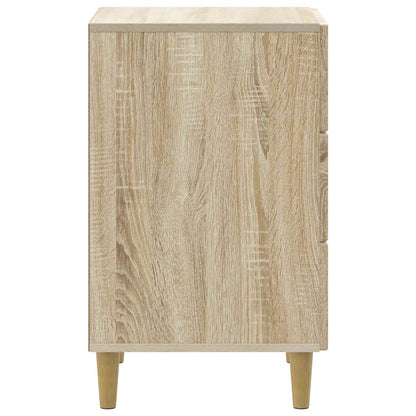 vidaXL Bedside Cabinet Sonoma Oak 43 x 41 x 66.5 cm Engineered Wood