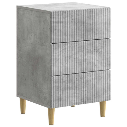 vidaXL Bedside Cabinet Concrete Grey 43 x 41 x 66.5 cm Engineered Wood