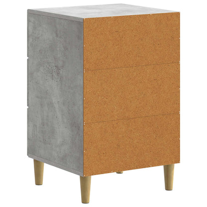 vidaXL Bedside Cabinet Concrete Grey 43 x 41 x 66.5 cm Engineered Wood