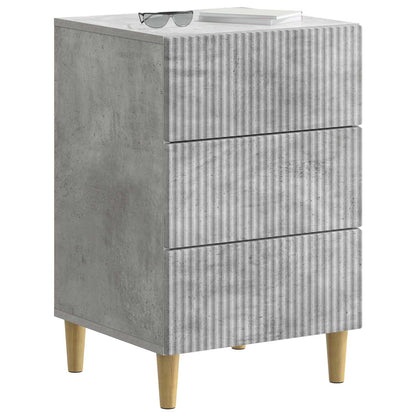 vidaXL Bedside Cabinet Concrete Grey 43 x 41 x 66.5 cm Engineered Wood