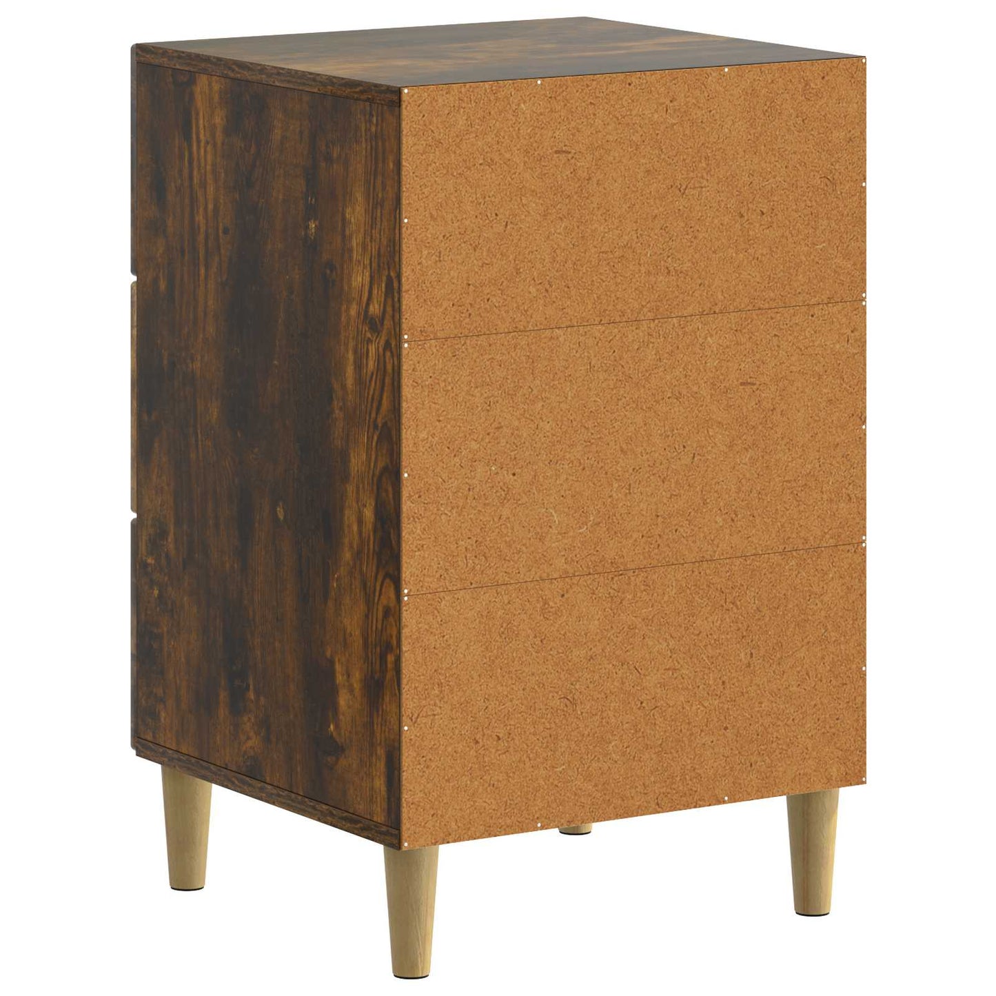 vidaXL Bedside Cabinet Smoked Oak 43 x 41 x 66.5 cm Engineered Wood