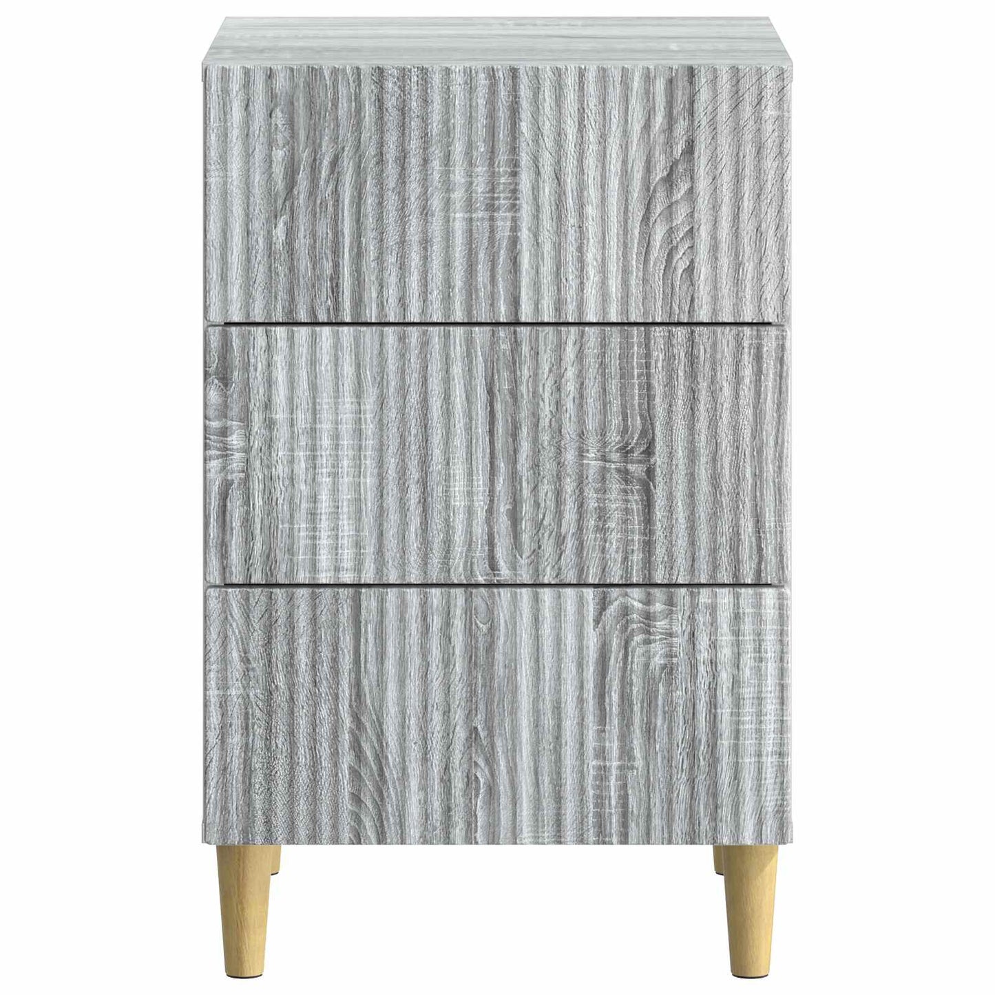 vidaXL Bedside Cabinet Grey Sonoma 43 x 41 x 66.5 cm Engineered Wood