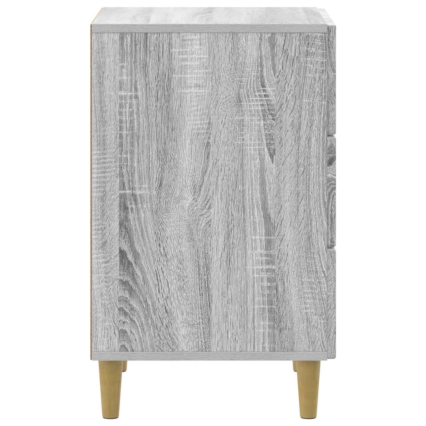 vidaXL Bedside Cabinet Grey Sonoma 43 x 41 x 66.5 cm Engineered Wood