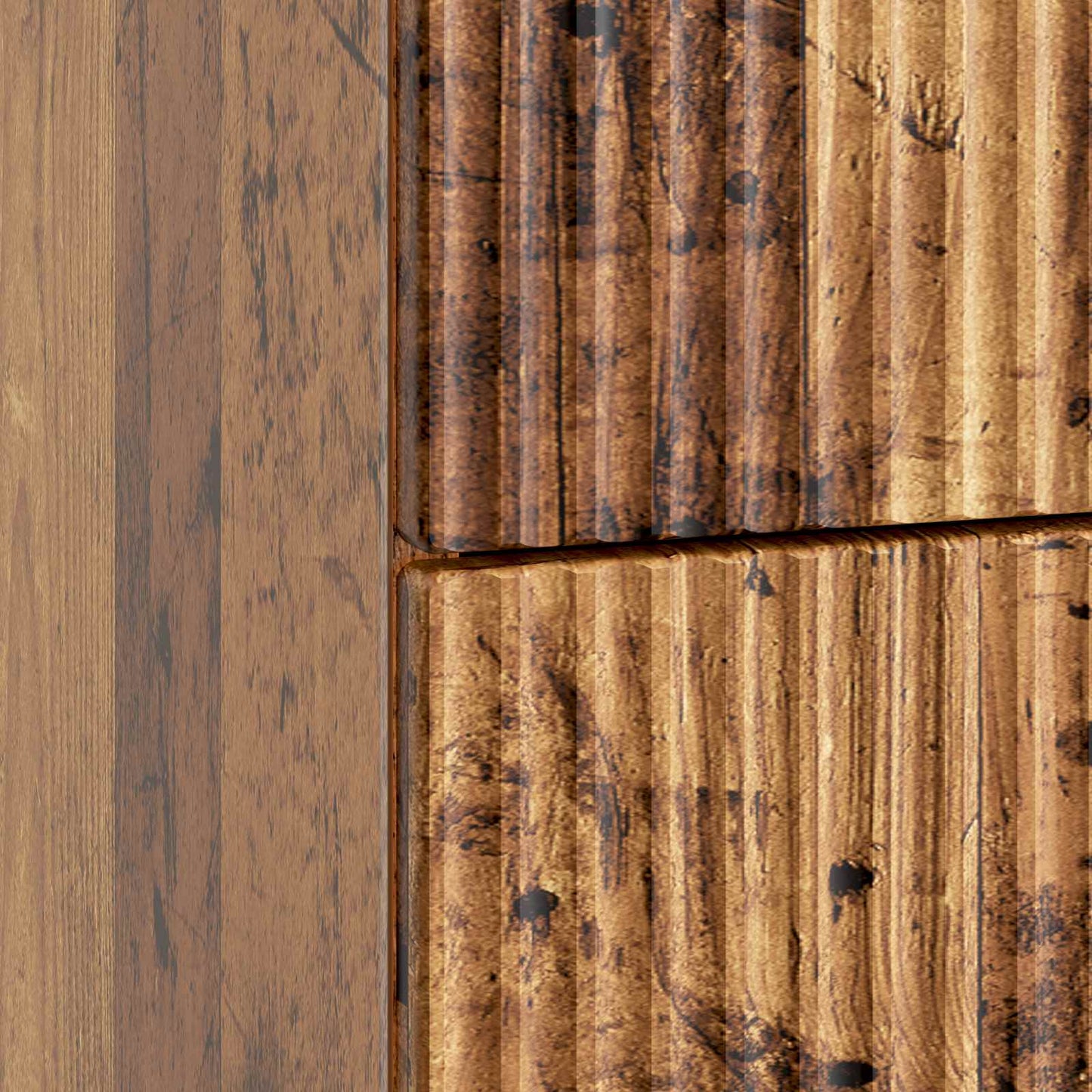vidaXL Bedside Cabinet Old Wood 43 x 41 x 66.5 cm Engineered Wood