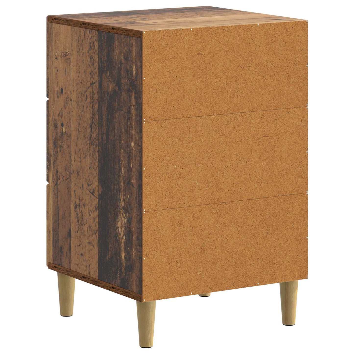 vidaXL Bedside Cabinet Old Wood 43 x 41 x 66.5 cm Engineered Wood