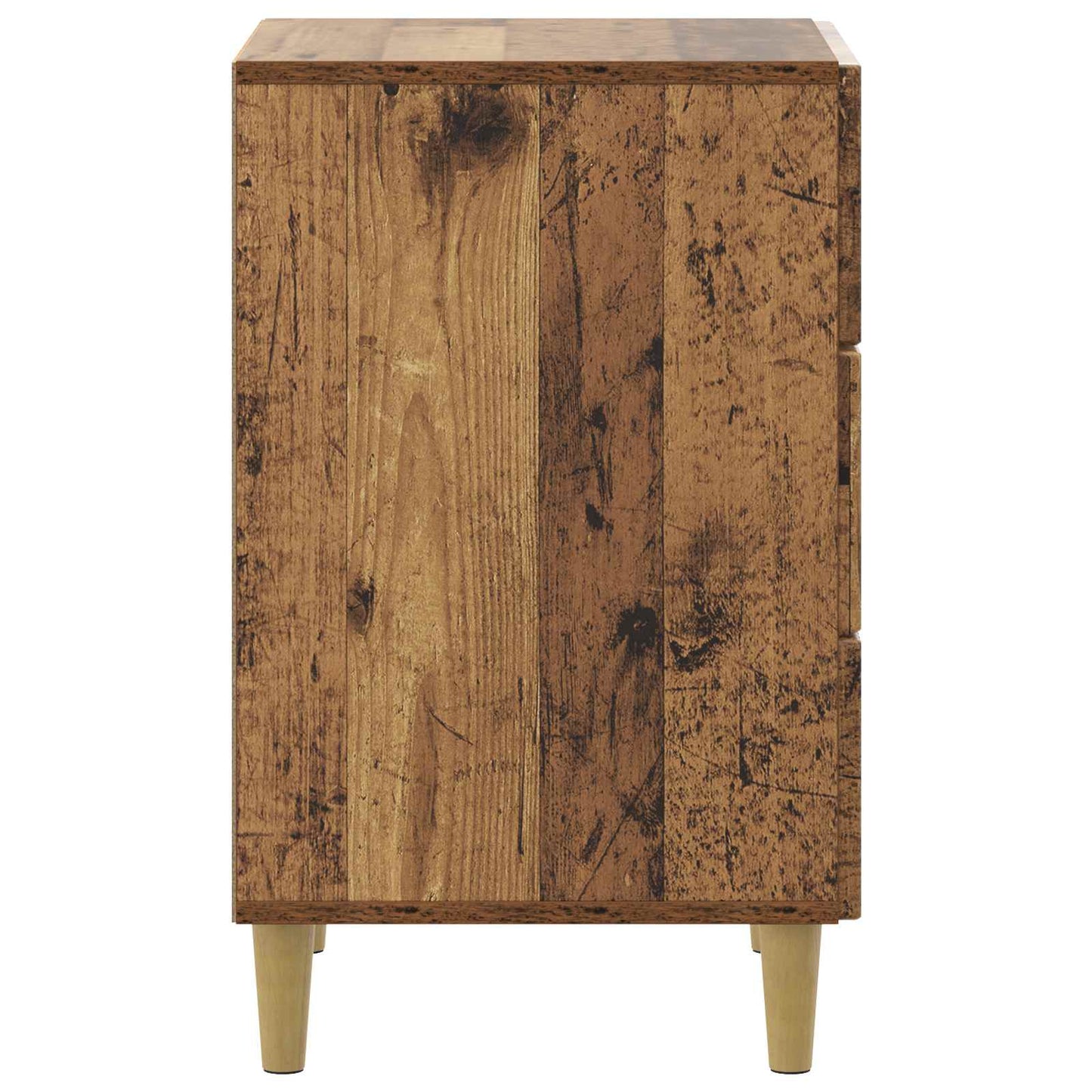 vidaXL Bedside Cabinet Old Wood 43 x 41 x 66.5 cm Engineered Wood