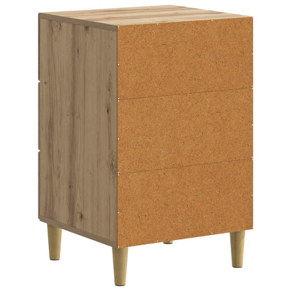 vidaXL Bedside Cabinet Artisan Oak 43 x 41 x 66.5 cm Engineered Wood