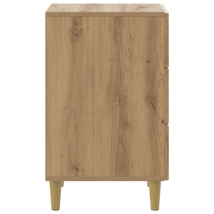 vidaXL Bedside Cabinet Artisan Oak 43 x 41 x 66.5 cm Engineered Wood