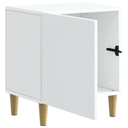 vidaXL Bedside Cabinet White 43 x 34.5 x 50 cm Engineered Wood