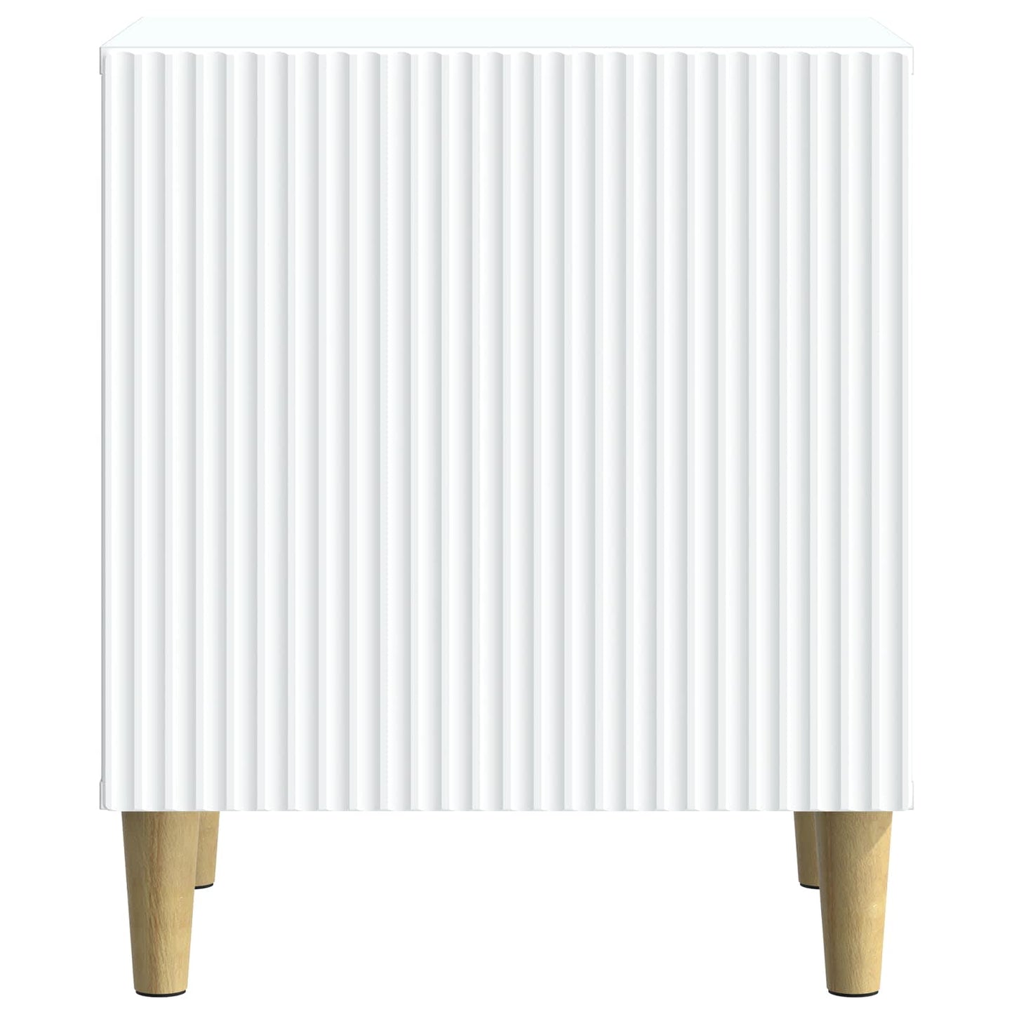 vidaXL Bedside Cabinet White 43 x 34.5 x 50 cm Engineered Wood
