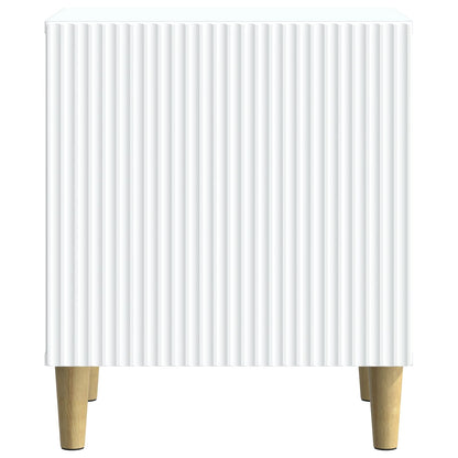 vidaXL Bedside Cabinet 2 pcs White 43 x 34.5 x 50 cm Engineered Wood