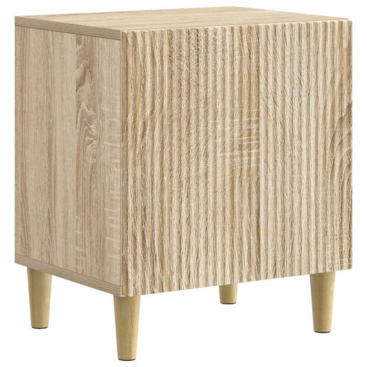 vidaXL Bedside Cabinet Sonoma Oak 43 x 34.5 x 50 cm Engineered Wood