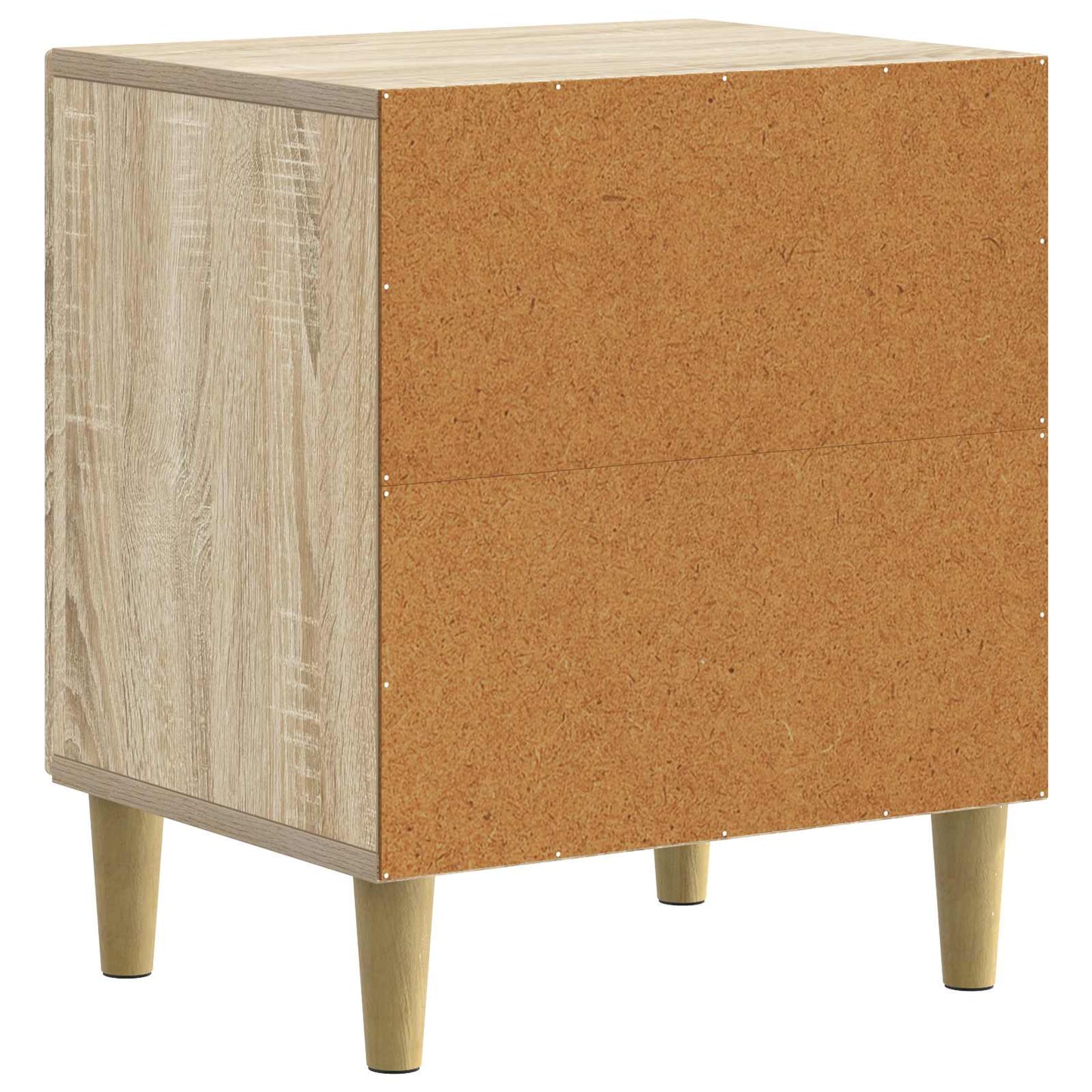 vidaXL Bedside Cabinet Sonoma Oak 43 x 34.5 x 50 cm Engineered Wood