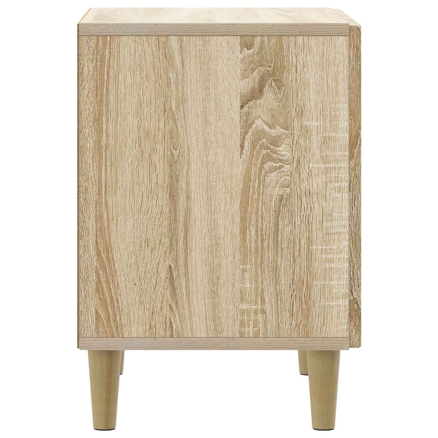 vidaXL Bedside Cabinet Sonoma Oak 43 x 34.5 x 50 cm Engineered Wood