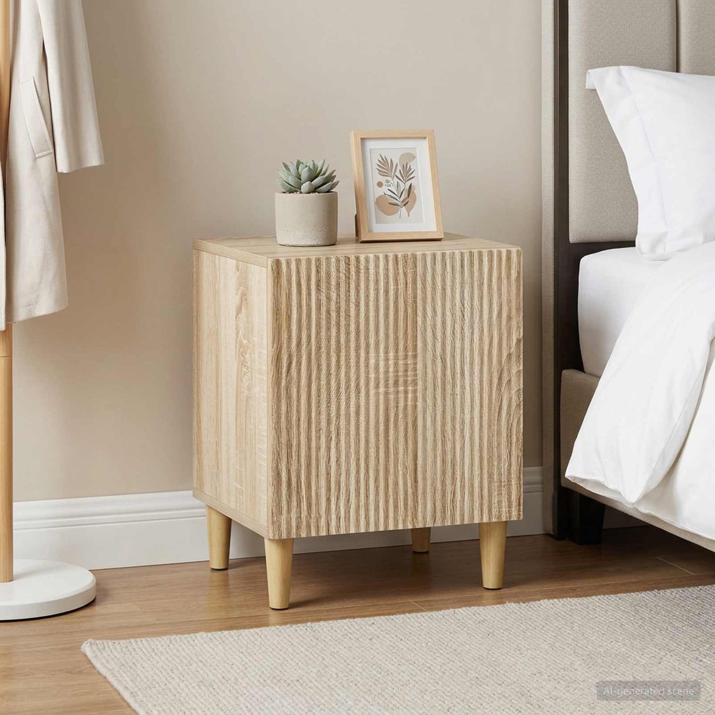vidaXL Bedside Cabinet 2 pcs Sonoma Oak 43 x 34.5 x 50 cm