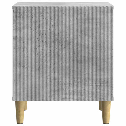 vidaXL Bedside Cabinet 2 pcs Concrete Grey 43 x 34.5 x 50 cm