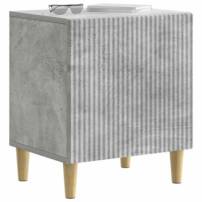 vidaXL Bedside Cabinet 2 pcs Concrete Grey 43 x 34.5 x 50 cm