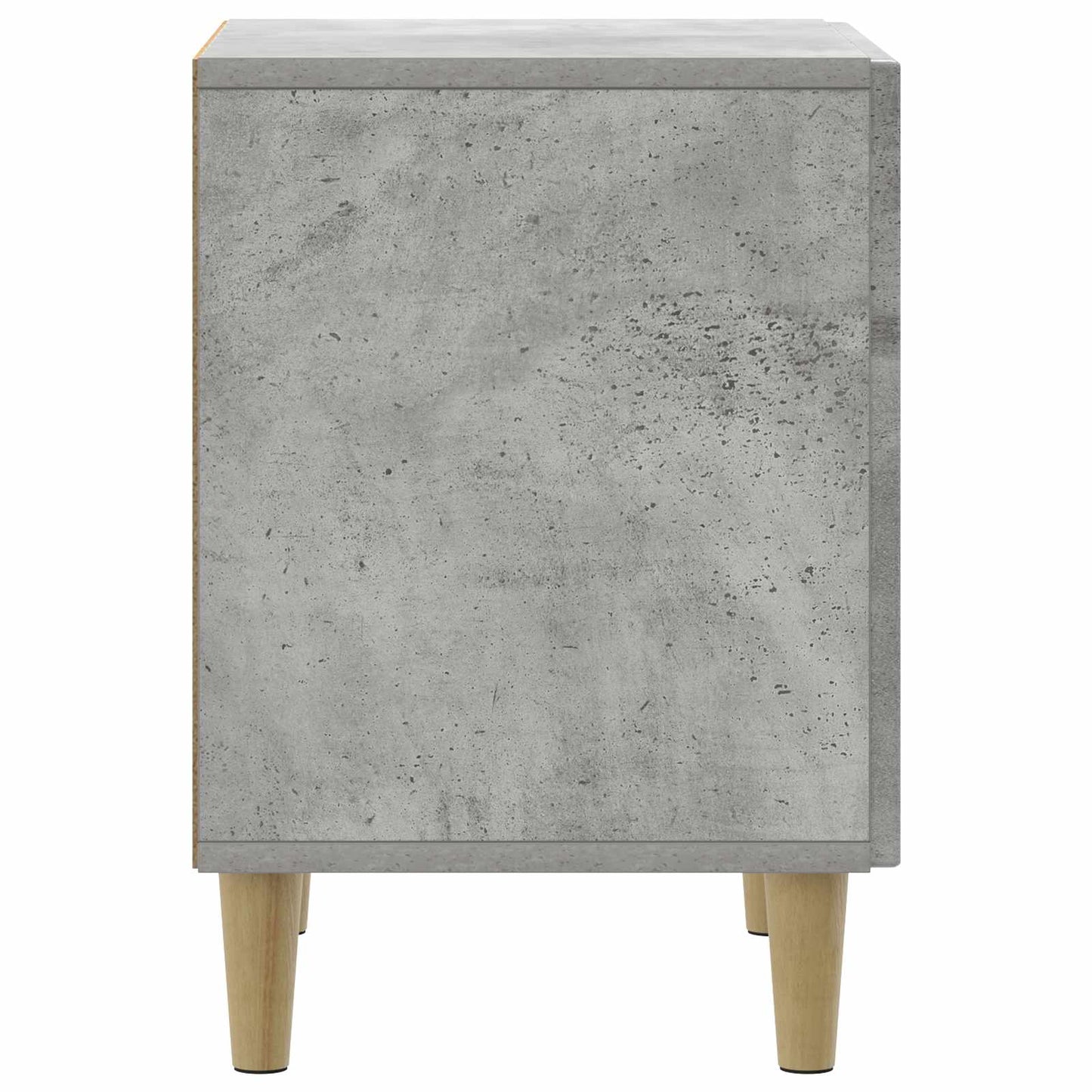 vidaXL Bedside Cabinet 2 pcs Concrete Grey 43 x 34.5 x 50 cm