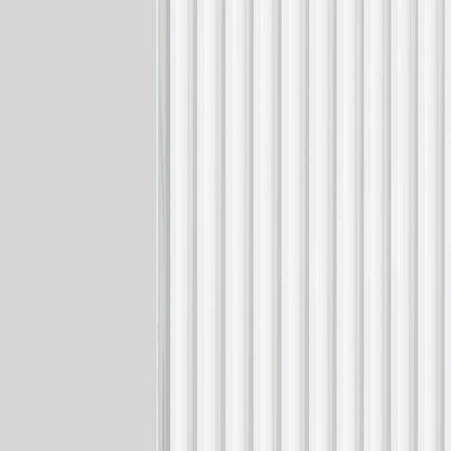 vidaXL Bedside Cabinet High Gloss White 43 x 34.5 x 50 cm