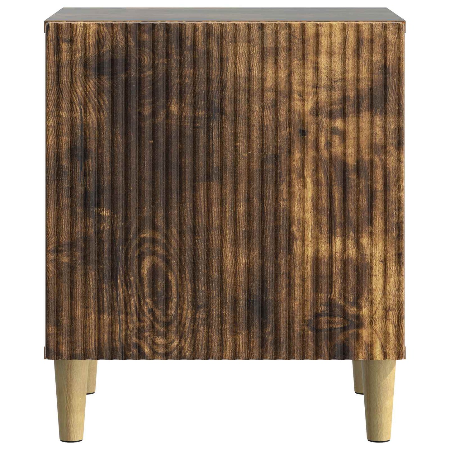 vidaXL Bedside Cabinet Smoked Oak 43 x 34.5 x 50 cm Engineered Wood
