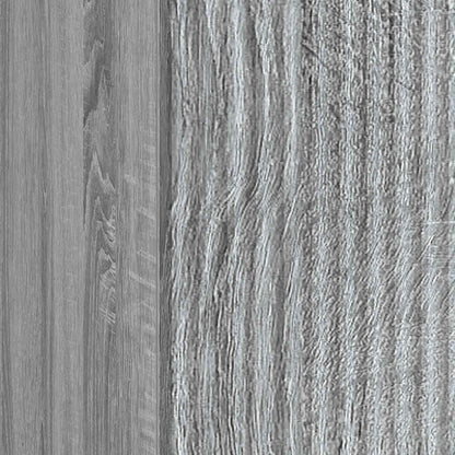 vidaXL Bedside Cabinet Grey Sonoma 43 x 34.5 x 50 cm Engineered Wood